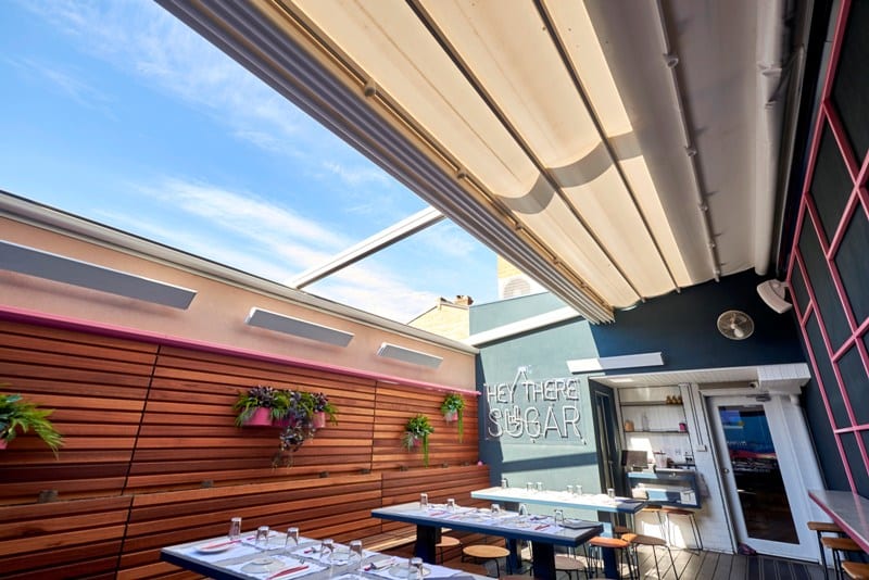 Alfresco Dining with Retractable Roof